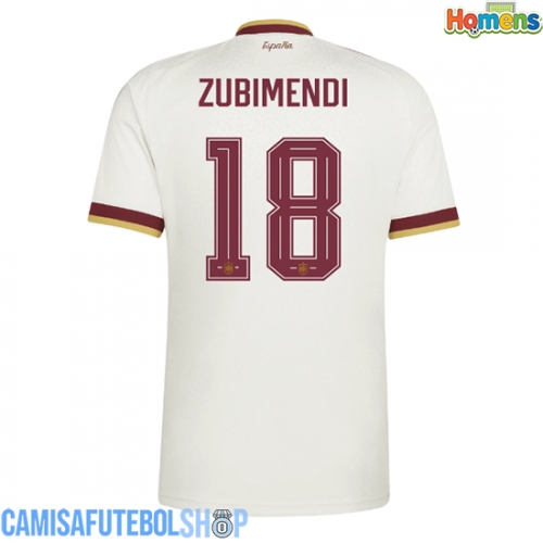 Camisa de time de futebol Espanha Martin Zubimendi #18 Replicas 2º Equipamento Mundo 2026 Manga Curta